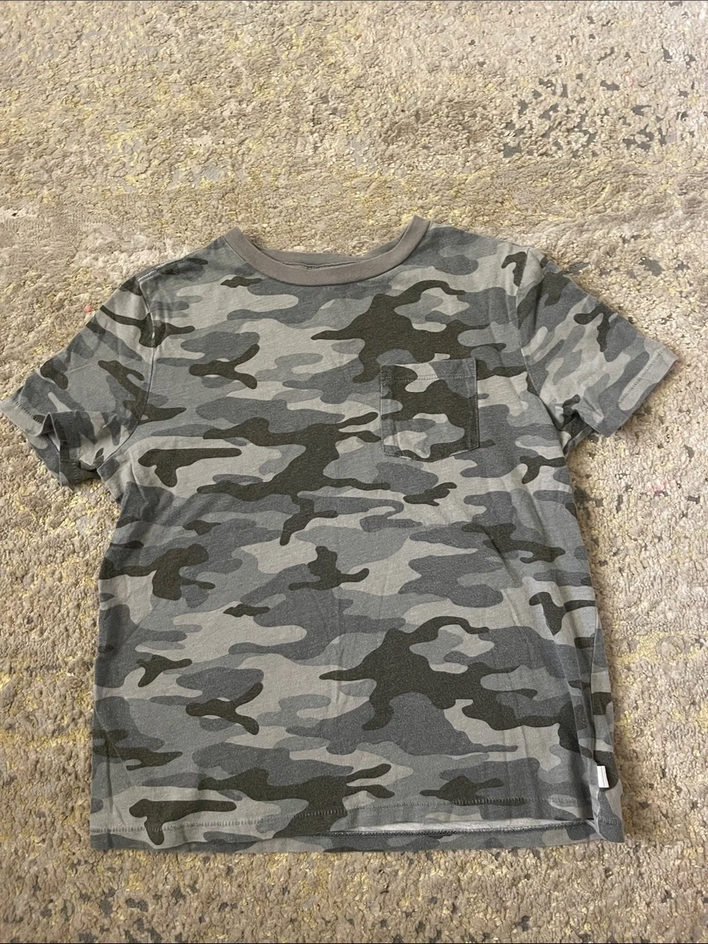 Boys camo pocket tee